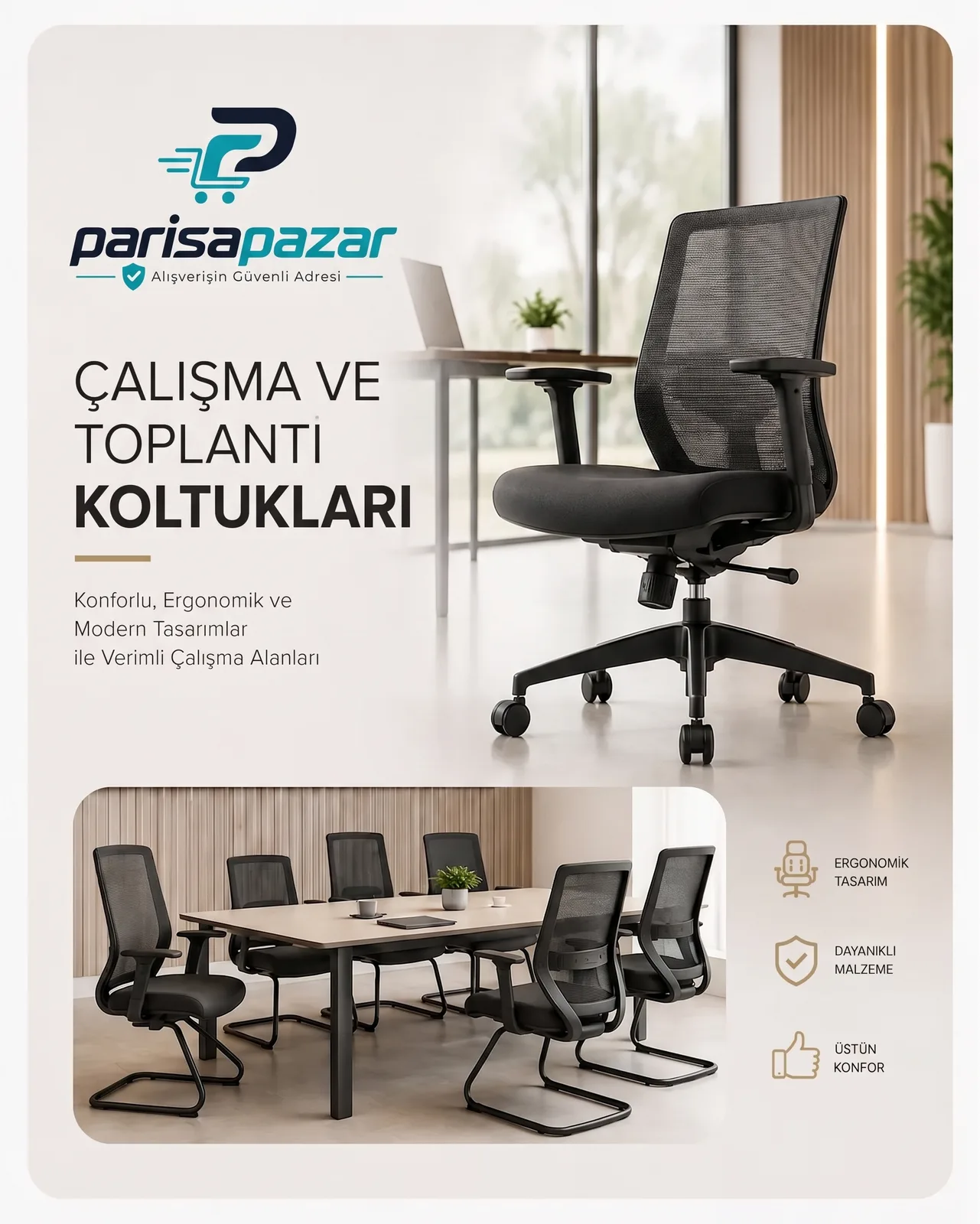 Çalışma ve Toplantı Koltukları